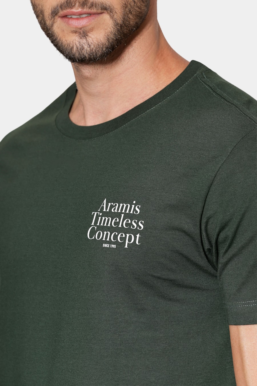 Camiseta Manga Curta Estampada Timeless Concept Verde Intenso 117 — foto 3 de 5
