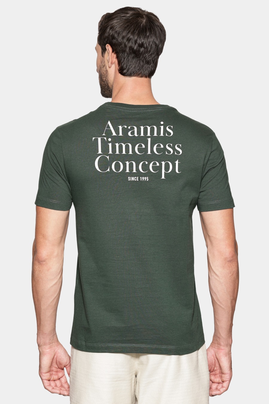 Camiseta Manga Curta Estampada Timeless Concept Verde Intenso 117 — foto 4 de 5
