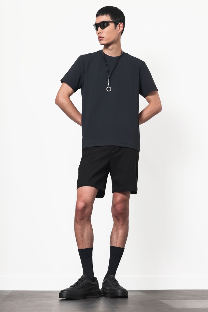 Camiseta Manga Curta Flex Stripe Marinho Escuro