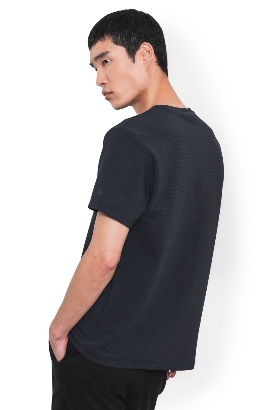 Camiseta Manga Curta Flex Stripe Marinho Escuro — foto 4 de 6
