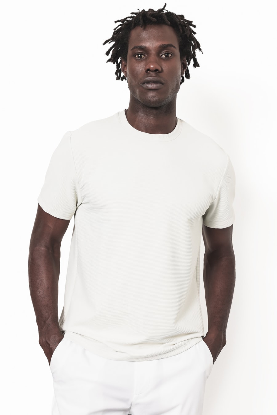 Camiseta Manga Curta Flex Stripe Off White — foto 1 de 6