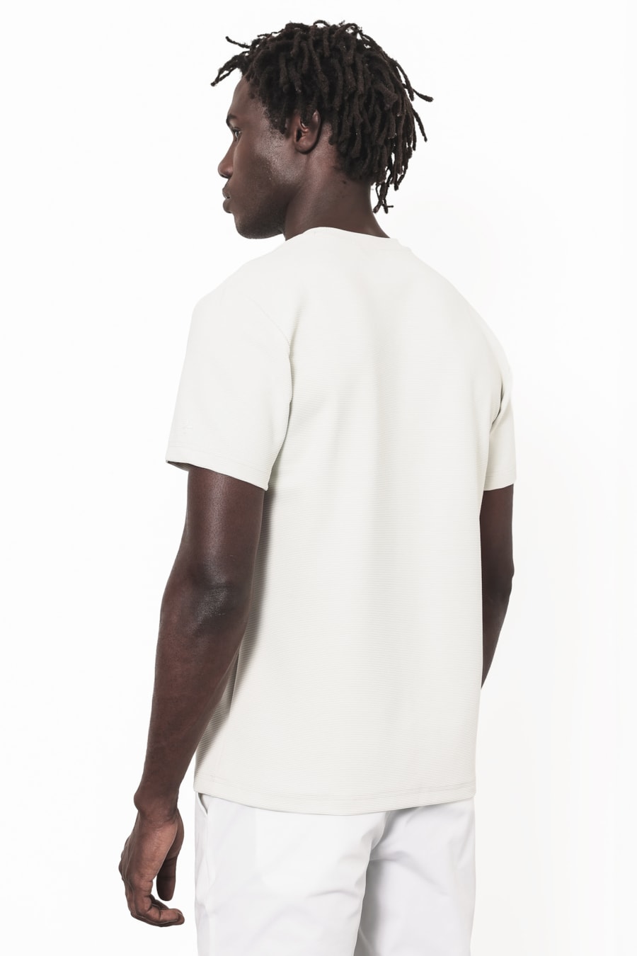 Camiseta Manga Curta Flex Stripe Off White — foto 4 de 6