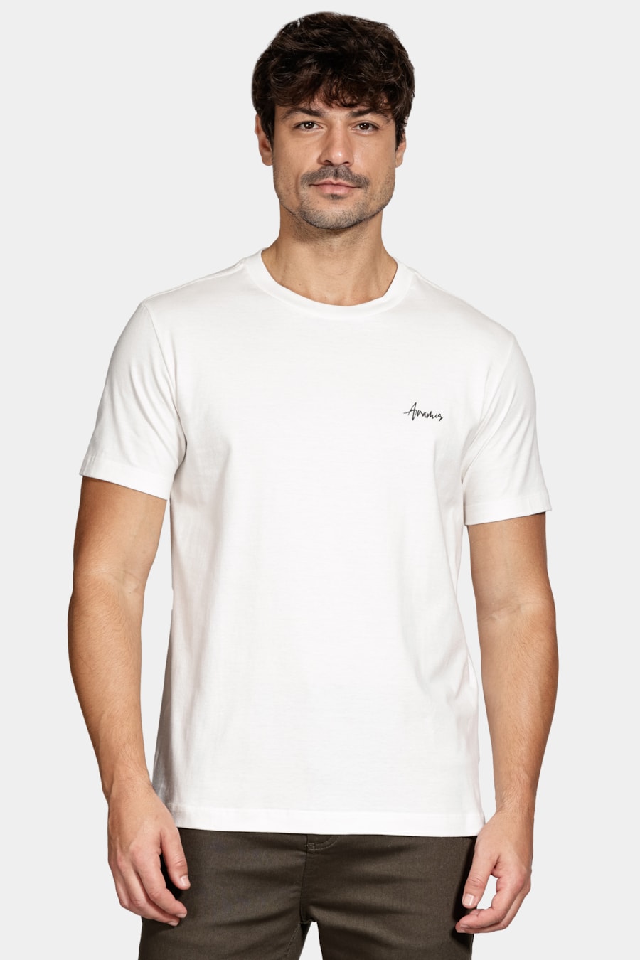 Camiseta Manga Curta Flor Off White — foto 1 de 7