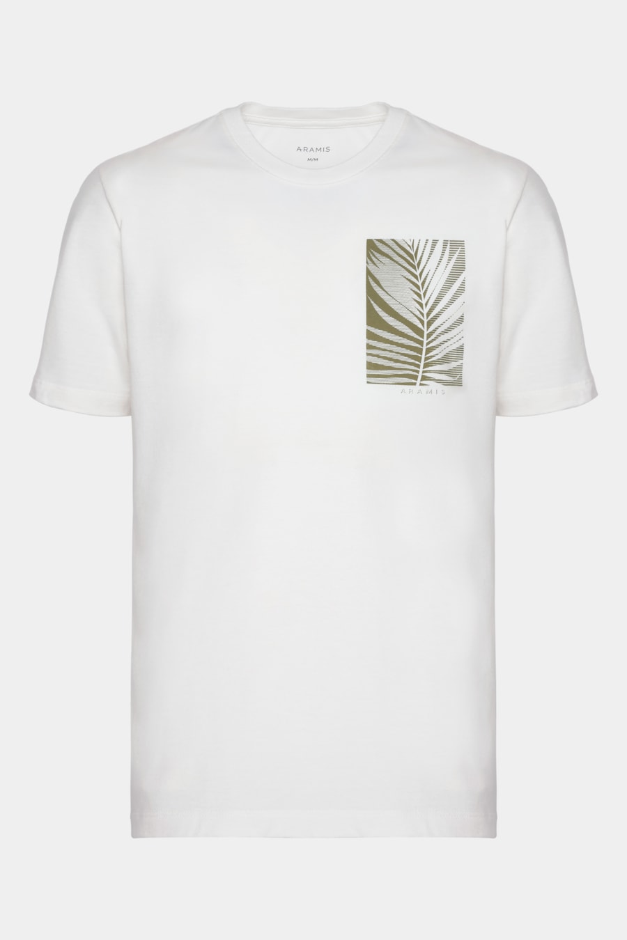 Camiseta Manga Curta Folha Listra Off White — foto 5 de 5