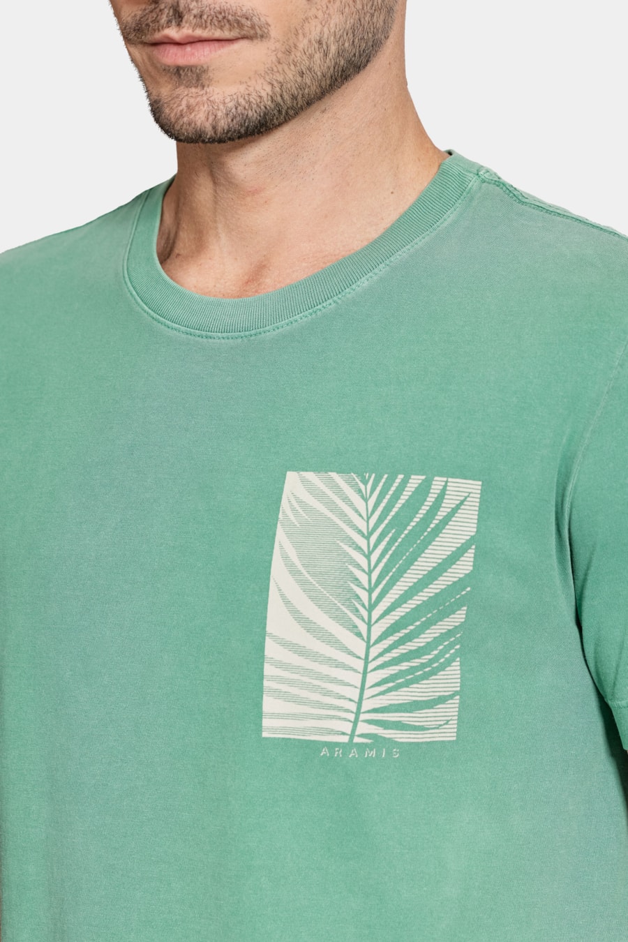 Camiseta Manga Curta Folha Listra Verde Amazonia 114 — foto 3 de 5