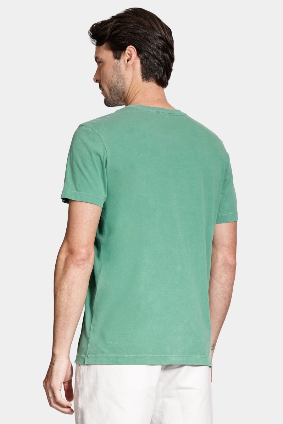 Camiseta Manga Curta Folha Listra Verde Amazonia 114 — foto 4 de 5