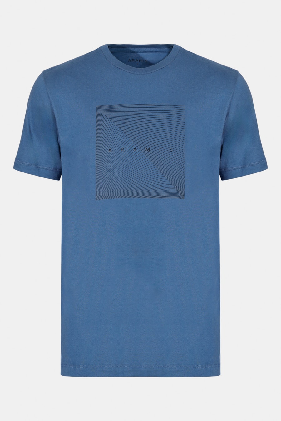 Camiseta Manga Curta Formas Aramis Azul Médio — foto 5 de 5
