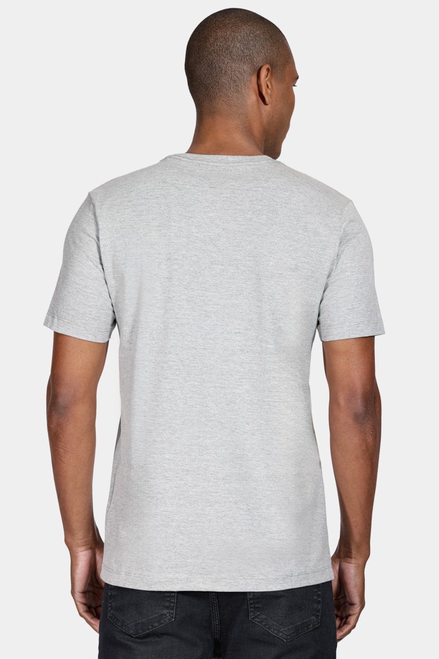 Camiseta Manga Curta Formas Aramis Cinza Mescla — foto 4 de 7