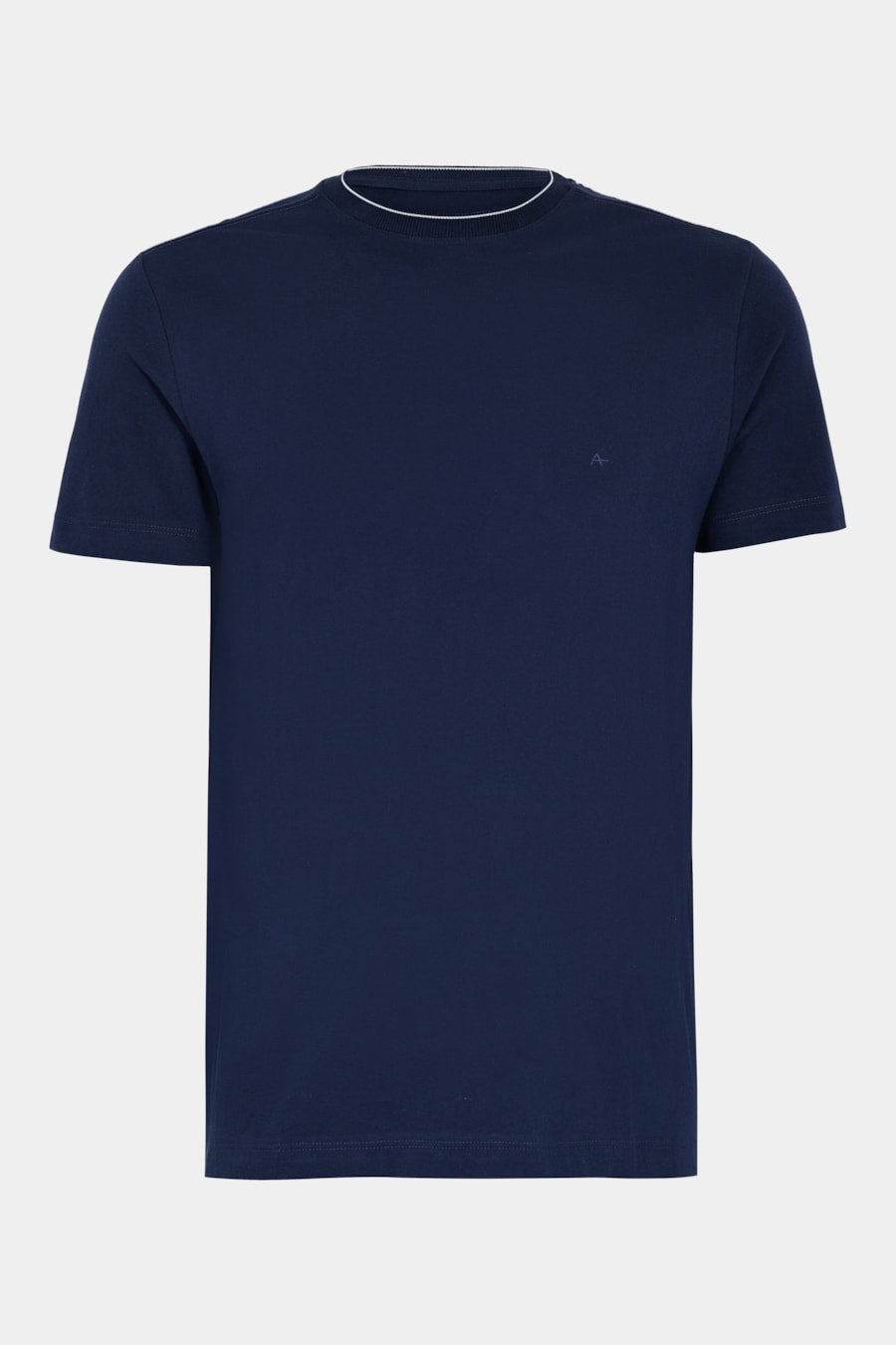 Camiseta Manga Curta Friso Gola Marinho — foto 5 de 5