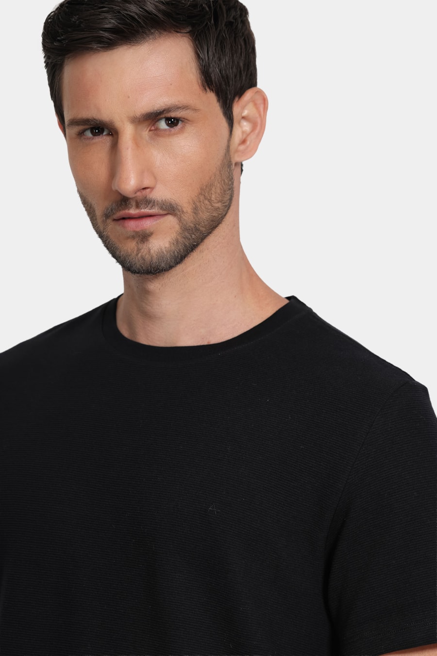Camiseta Manga Curta Fusion Light Preto — foto 3 de 5