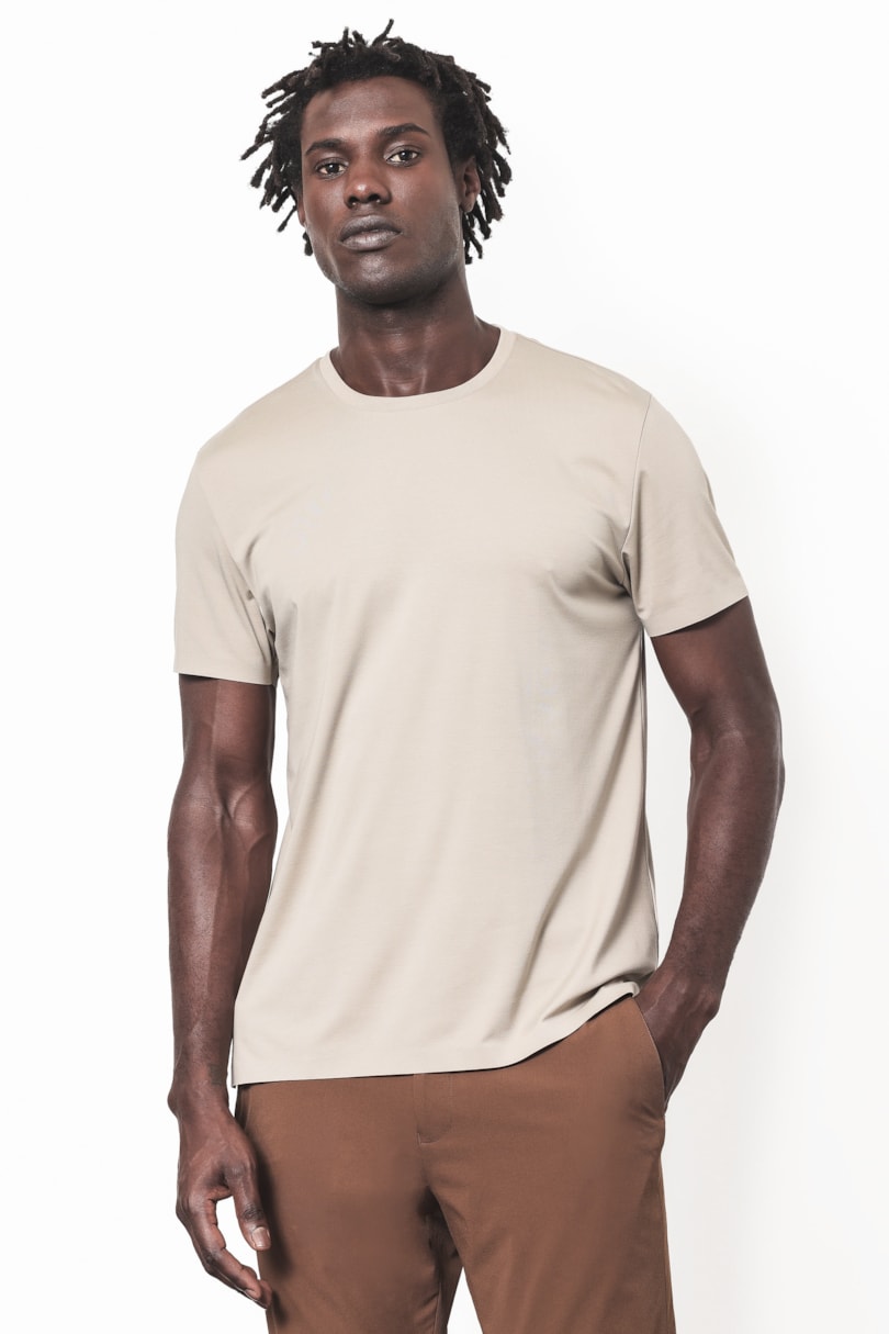 Camiseta Manga Curta Fusionada Castor