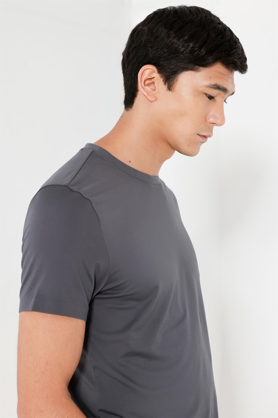 Camiseta Manga Curta Fusionada Chumbo — foto 6 de 9
