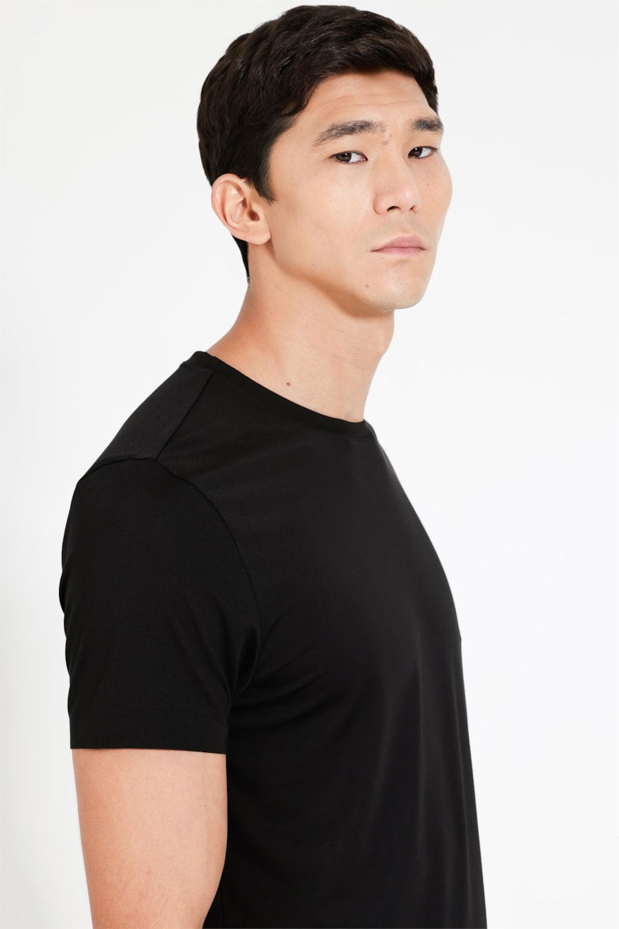 Camiseta Manga Curta Fusionada Preto — foto 5 de 11