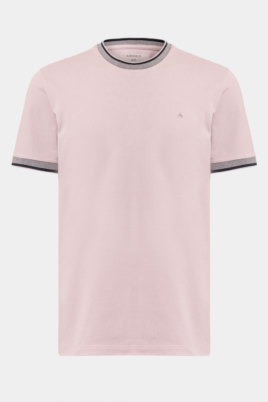 Camiseta Manga Curta Gola Com Frisos Rosa Seco 116 — foto 5 de 5