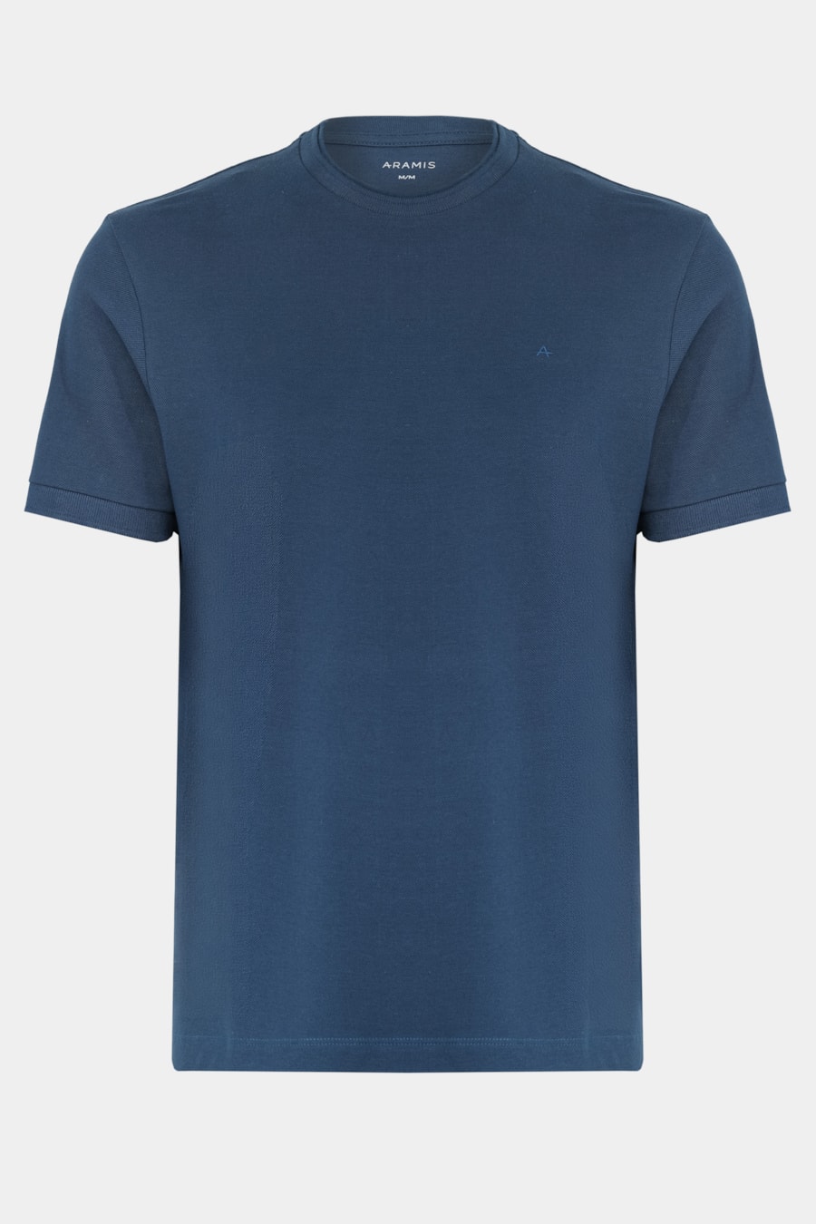 Camiseta Manga Curta Gola Dupla Azul Petroleo 115 — foto 5 de 5
