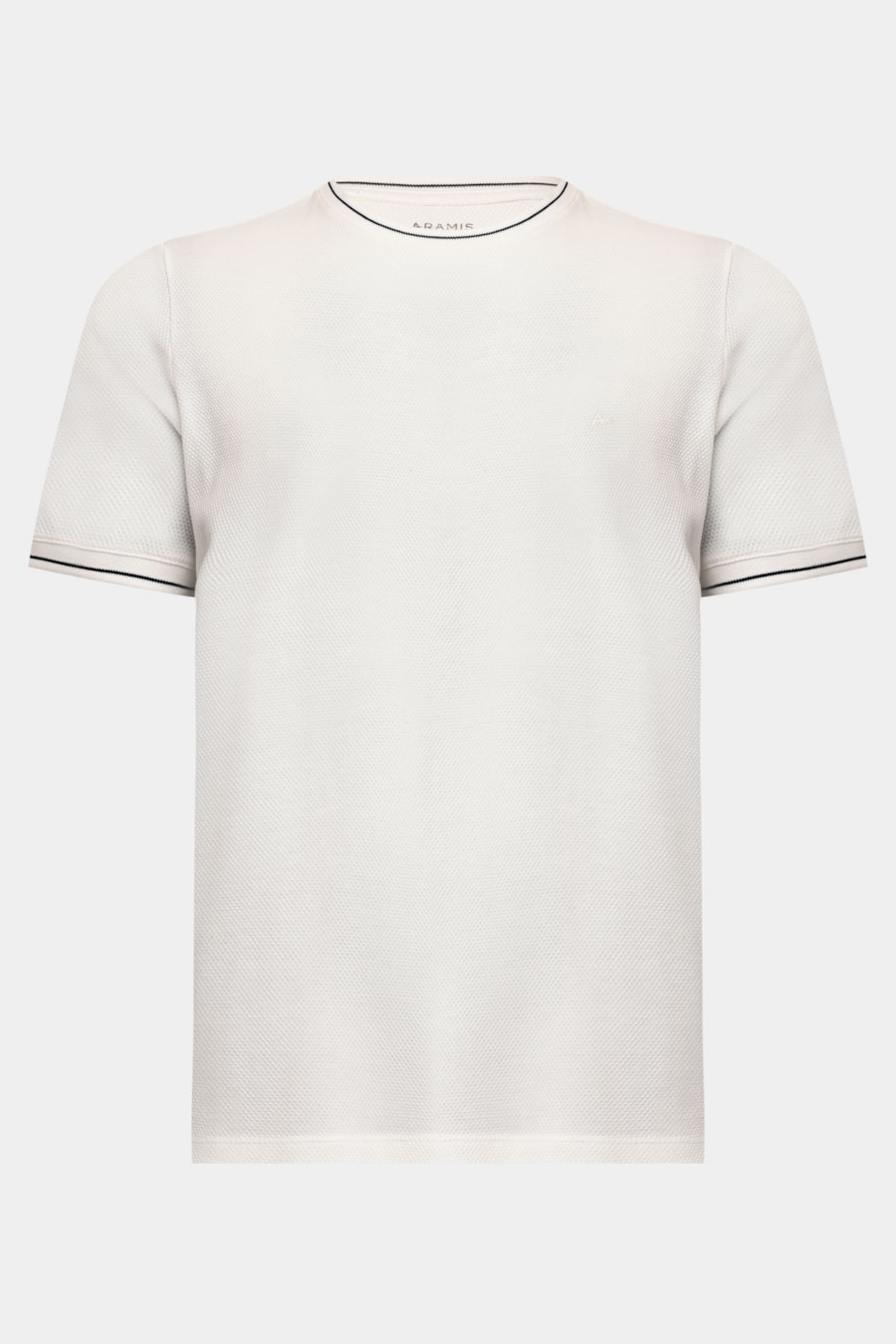 Camiseta Manga Curta Gola Friso Branco — foto 5 de 5