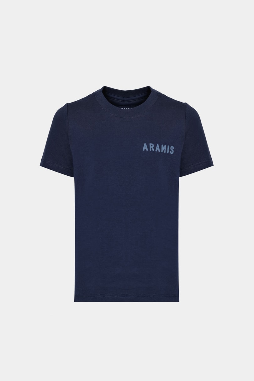 Camiseta Manga Curta Infantil Aramis Ondas Navy
