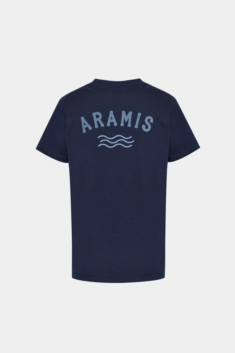 Camiseta Manga Curta Infantil Aramis Ondas Navy