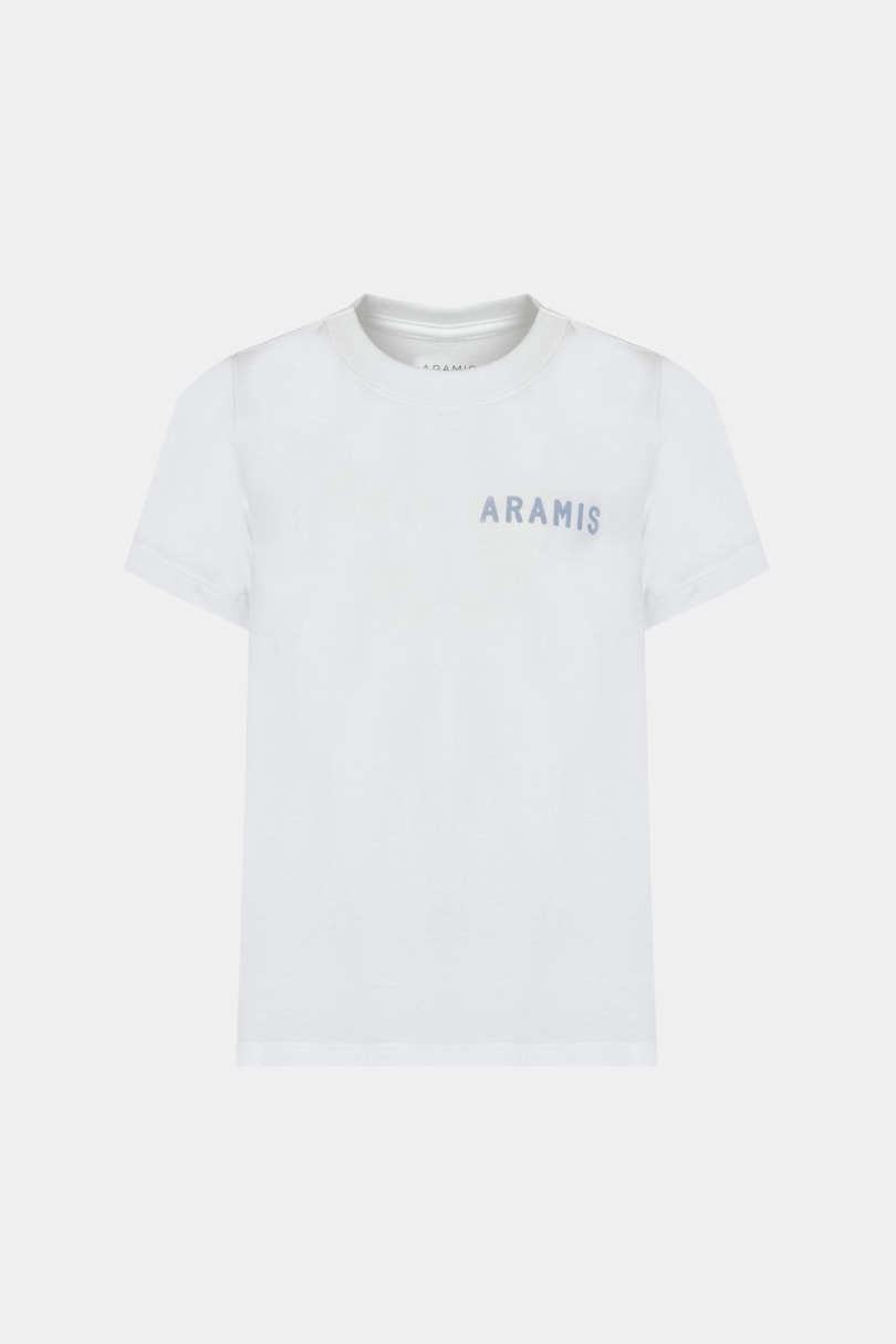 Camiseta Manga Curta Infantil Aramis Ondas Off White