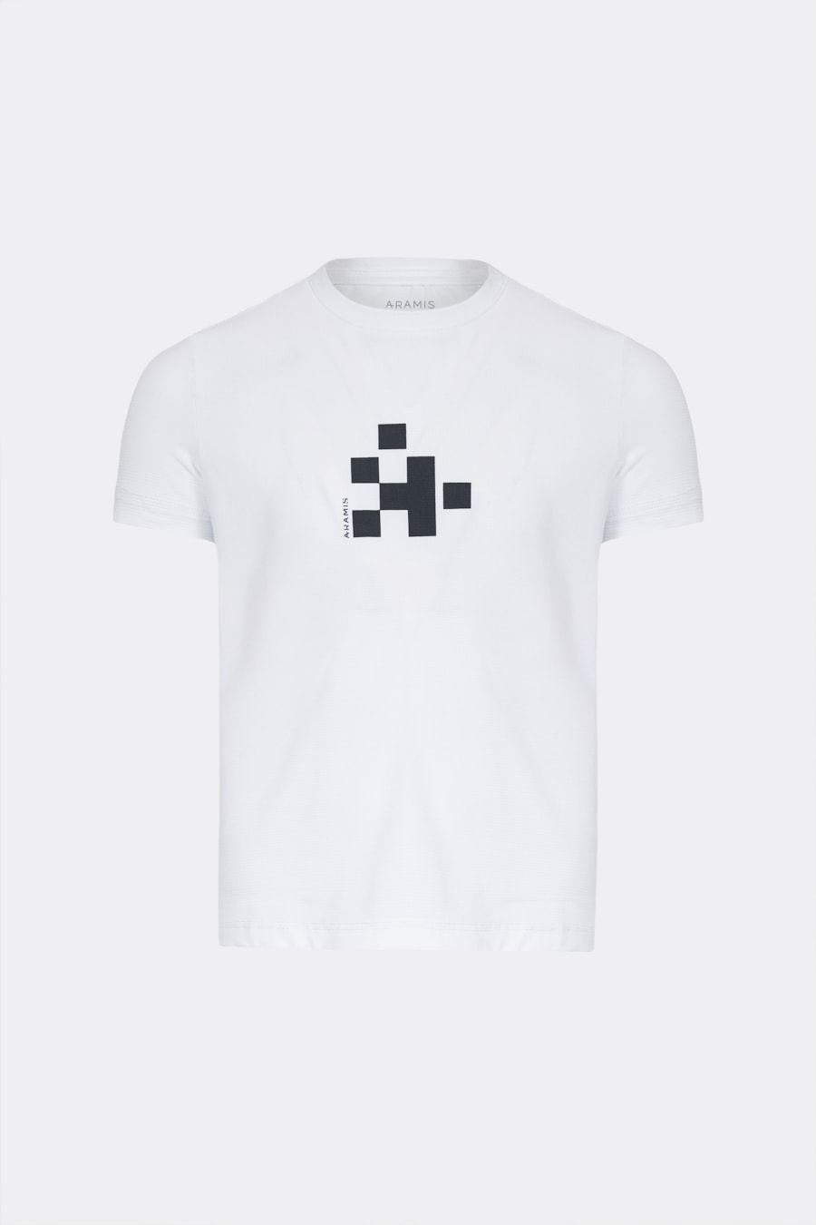 Camiseta Manga Curta Infantil Aramis Pixel Branco — foto 3 de 3