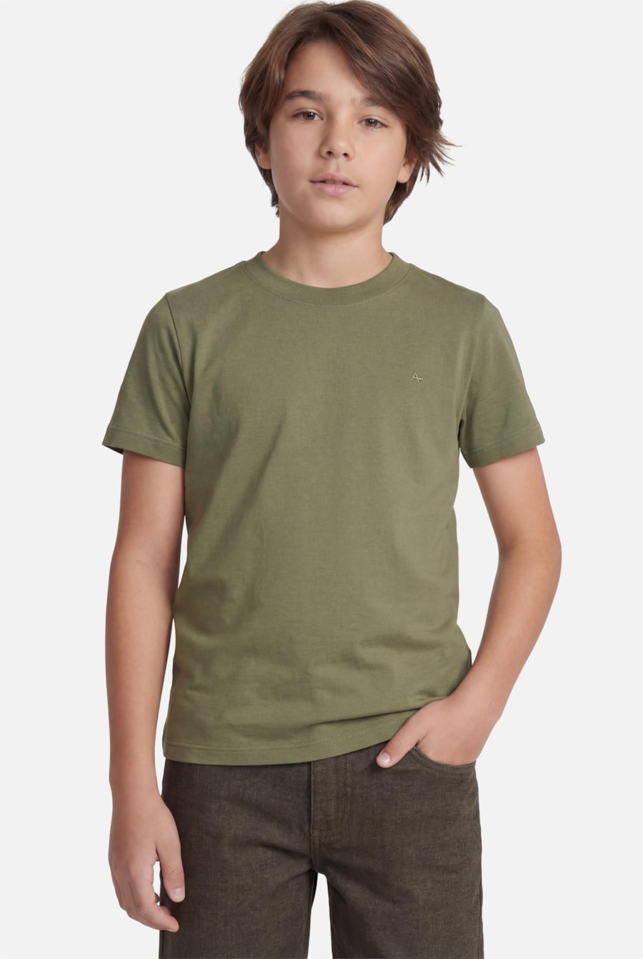 Camiseta Manga Curta Infantil Básica Agave — foto 1 de 3