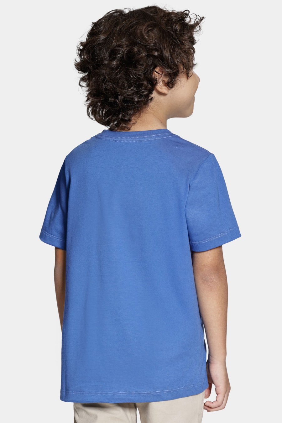 Camiseta Manga Curta Infantil Básica Azul Royal (Não Ativar Mostruário) — foto 4 de 5