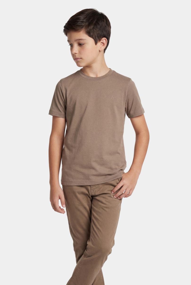 Camiseta Manga Curta Infantil Básica Castor