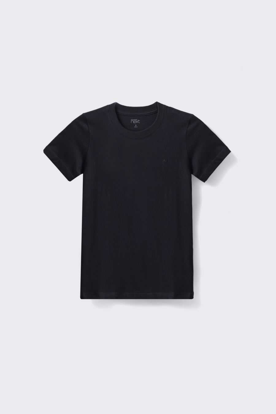 Camiseta Manga Curta Infantil Básica Marinho — foto 3 de 4