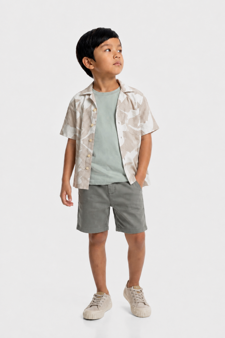 Camiseta Manga Curta Infantil Básica Menta — foto 2 de 5