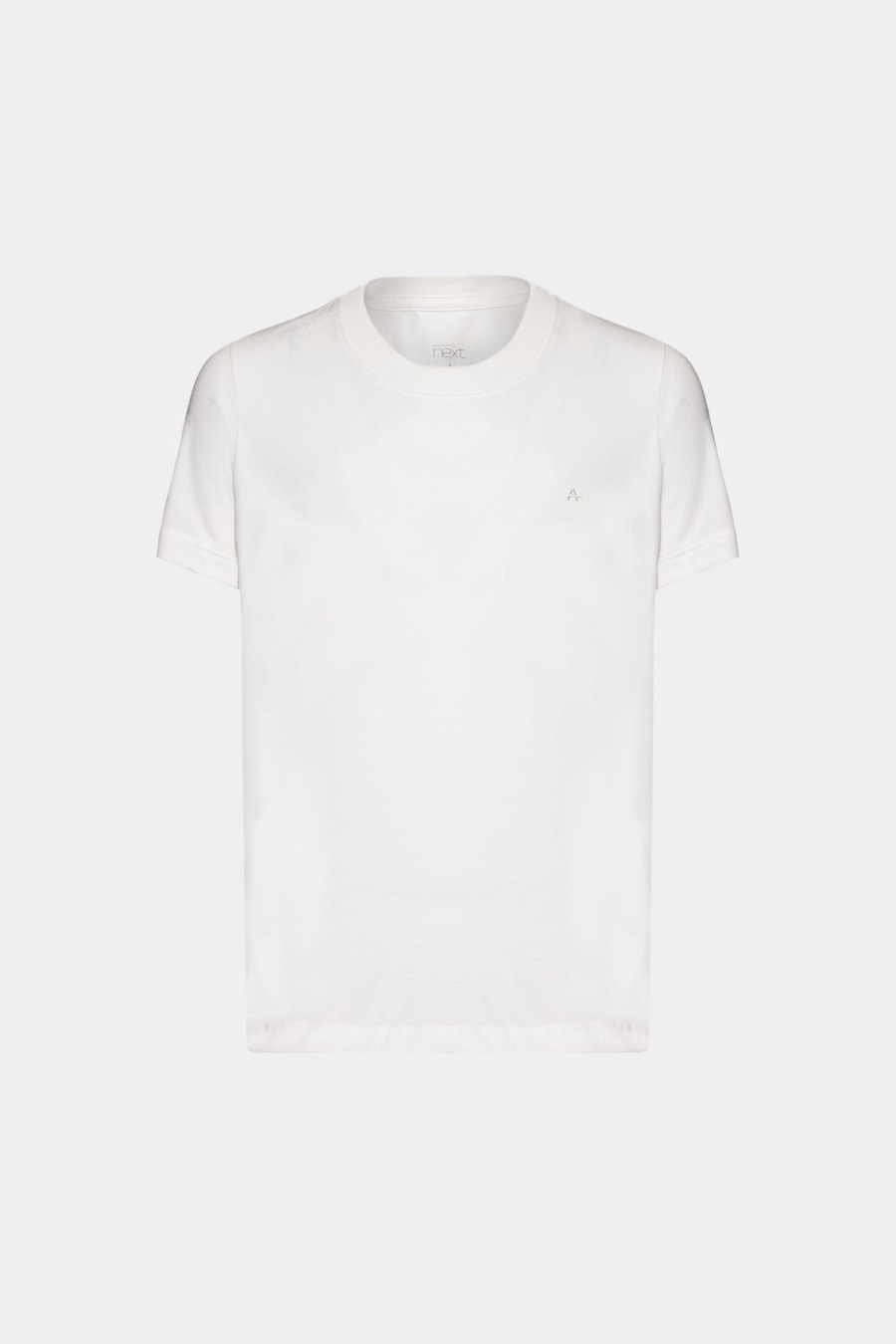 Camiseta Manga Curta Infantil Básica Off White - Não Ativar Mostruário — foto 3 de 3