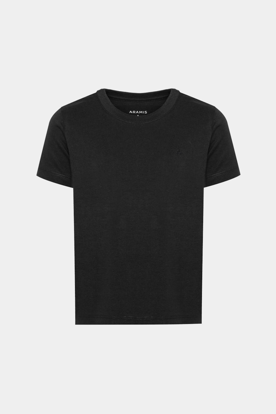 Camiseta Manga Curta Infantil Básica Preto — foto 3 de 3