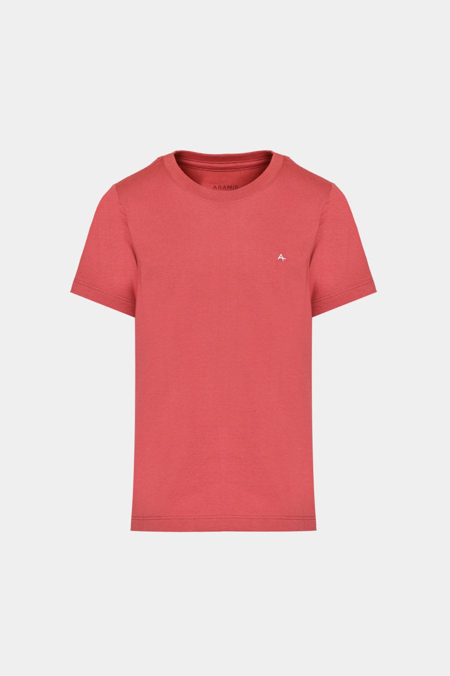 Camiseta Manga Curta Infantil Básica Vermelho — foto 3 de 3
