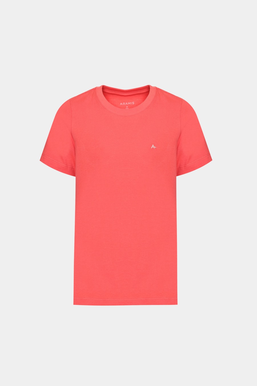Camiseta Manga Curta Infantil Básica Vermelho Cereja