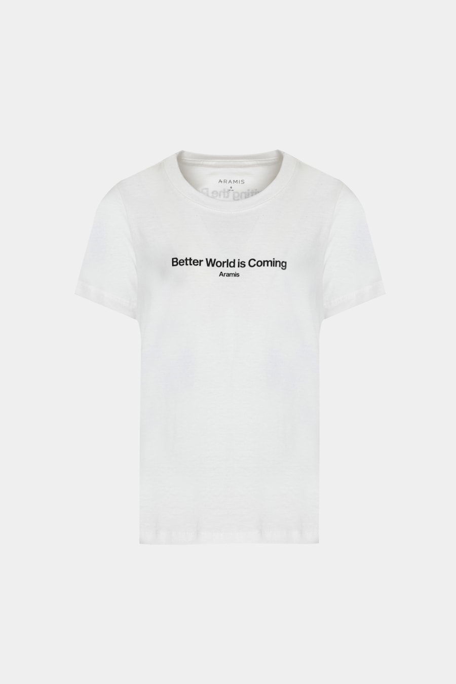 Camiseta Manga Curta Infantil Better World Is Coming Off White — foto 1 de 2