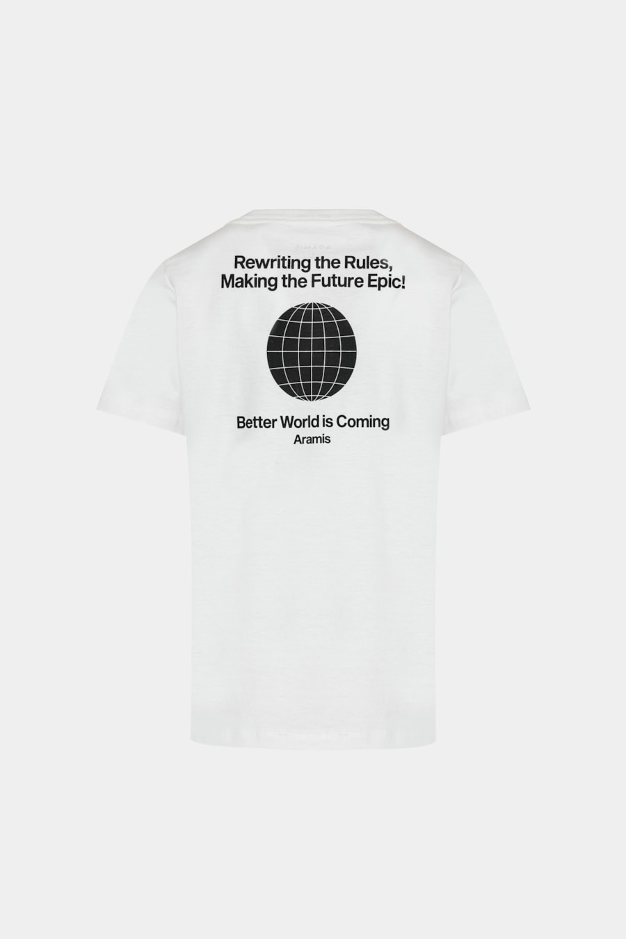 Camiseta Manga Curta Infantil Better World Is Coming Off White — foto 2 de 2