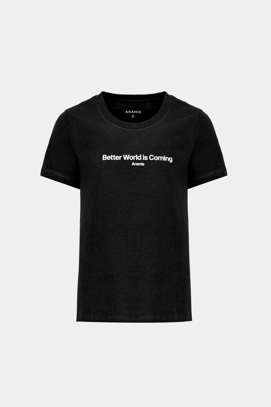 Camiseta Manga Curta Infantil Better World Is Coming Preto — foto 1 de 2