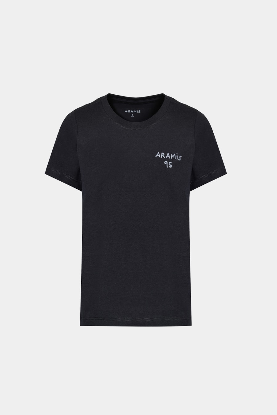 Camiseta Manga Curta Infantil Bordado 1995 Preto — foto 3 de 4
