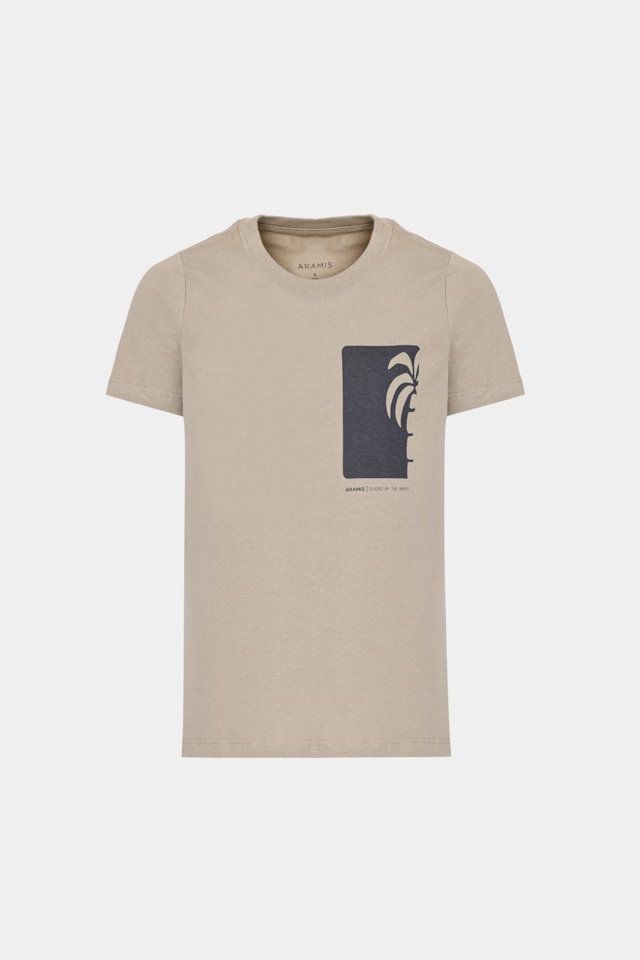 Camiseta Manga Curta Infantil Coqueiro Caqui — foto 3 de 3