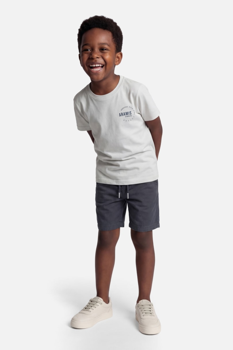Camiseta Manga Curta Infantil Estampa Aramis Circular Gelo 117