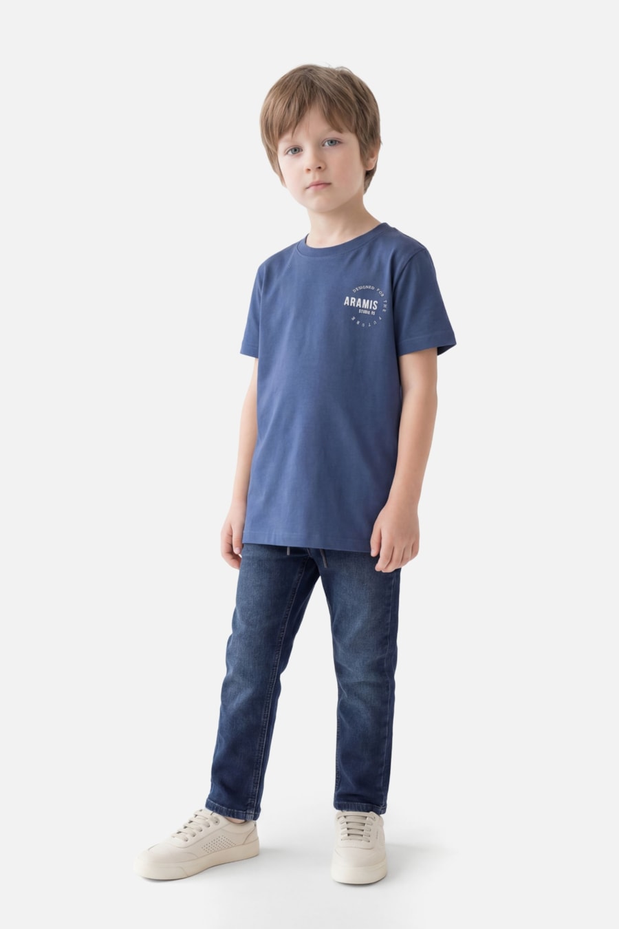 Camiseta Manga Curta Infantil Estampa Aramis Circular Noite 117 — foto 2 de 5