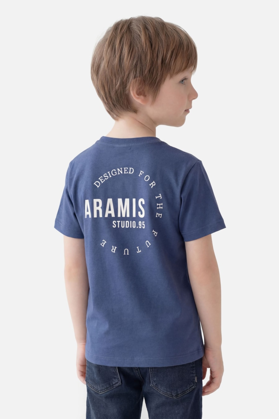 Camiseta Manga Curta Infantil Estampa Aramis Circular Noite 117 — foto 3 de 5