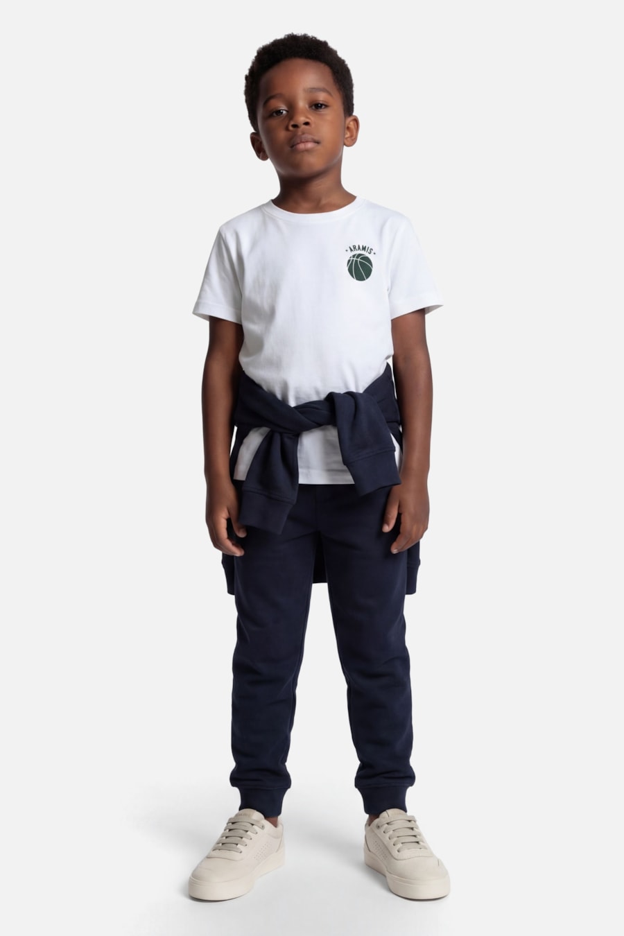 Camiseta Manga Curta Infantil Estampa Basket Off White — foto 2 de 5