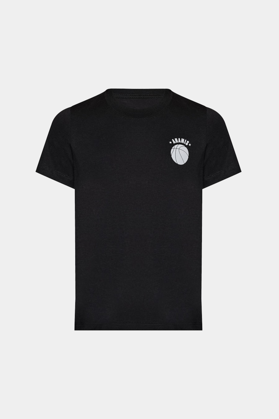 Camiseta Manga Curta Infantil Estampa Basket Preto — foto 4 de 5