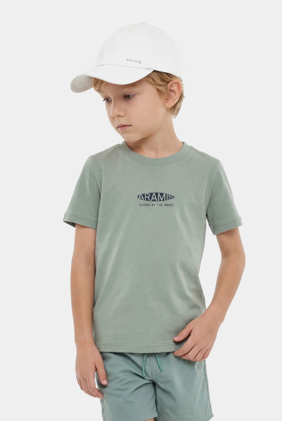Camiseta Manga Curta Infantil Estampa Board Menta 116 — foto 1 de 5