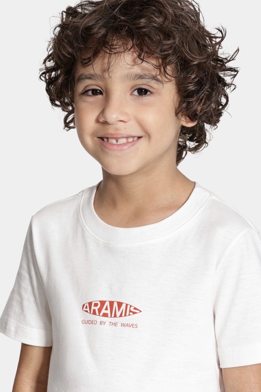 Camiseta Manga Curta Infantil Estampa Board Off White — foto 3 de 5