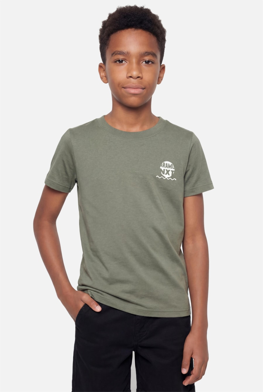 Camiseta Manga Curta Infantil Estampa Breeze Agave — foto 1 de 5