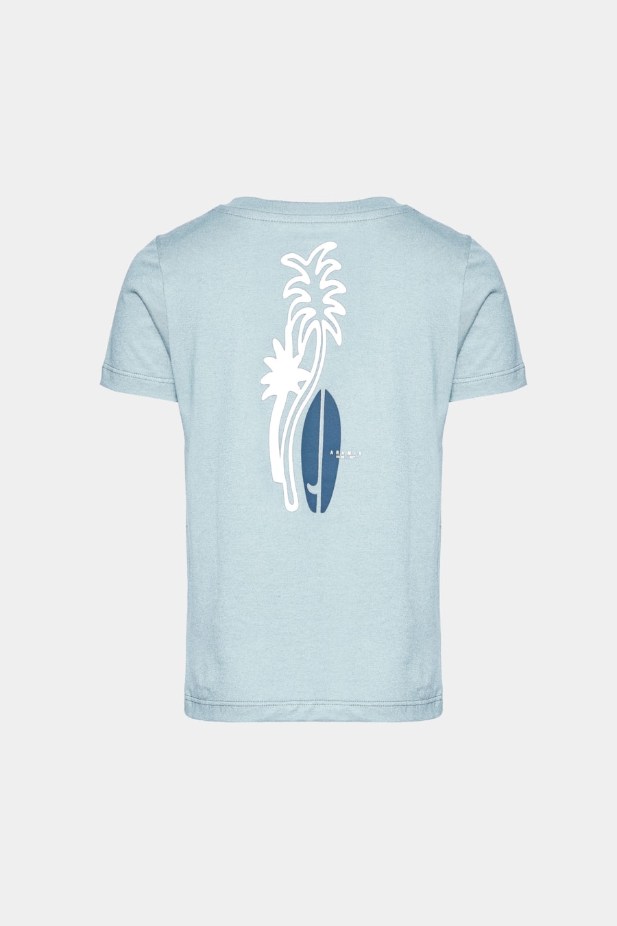 Camiseta Manga Curta Infantil Estampa Breeze Azul Claro — foto 5 de 6