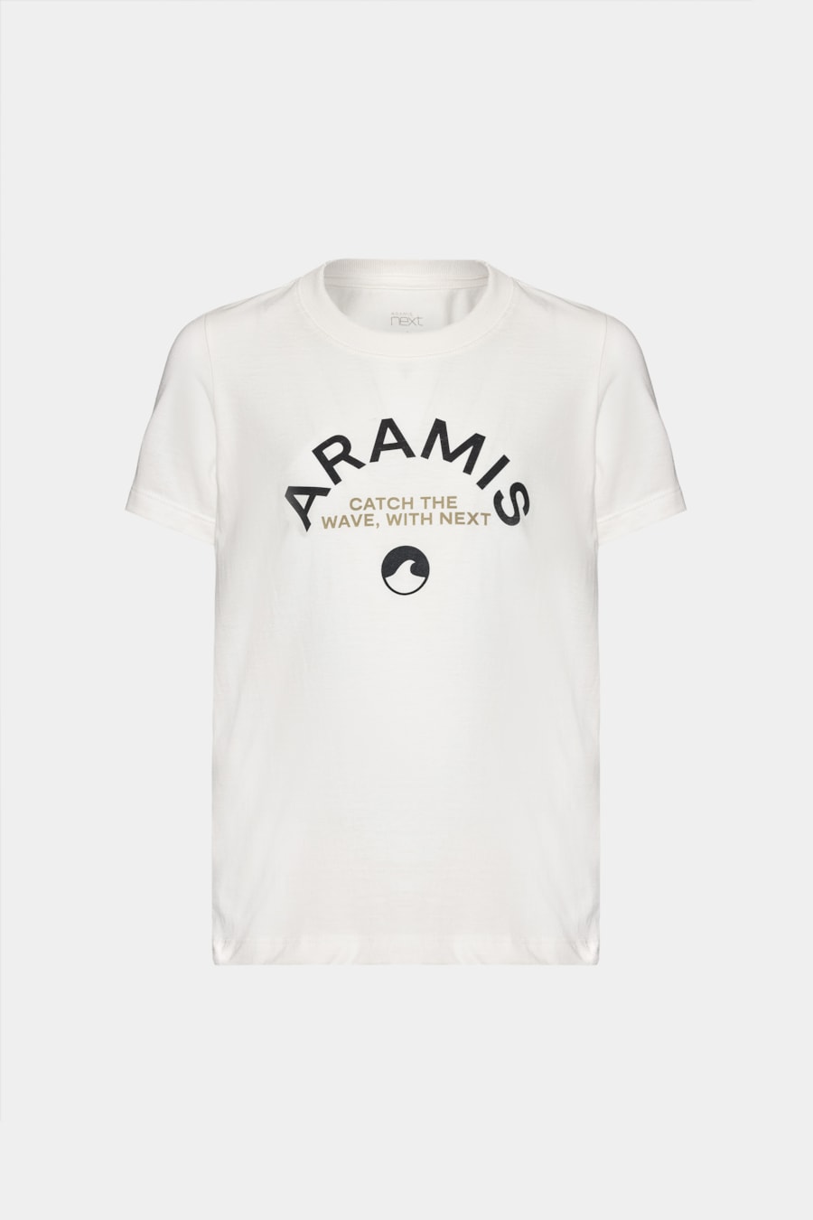 Camiseta Manga Curta Infantil Estampa Catch The Waves Off White — foto 3 de 3