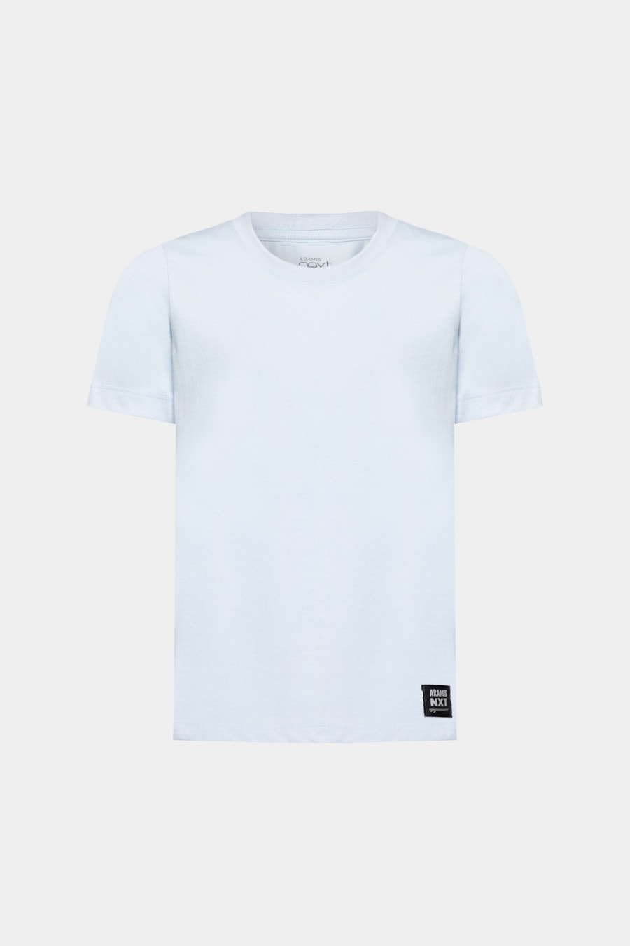 Camiseta Manga Curta Infantil Estampa Circular Azul Claro — foto 4 de 5