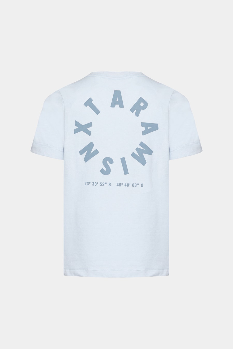 Camiseta Manga Curta Infantil Estampa Circular Azul Claro — foto 5 de 5
